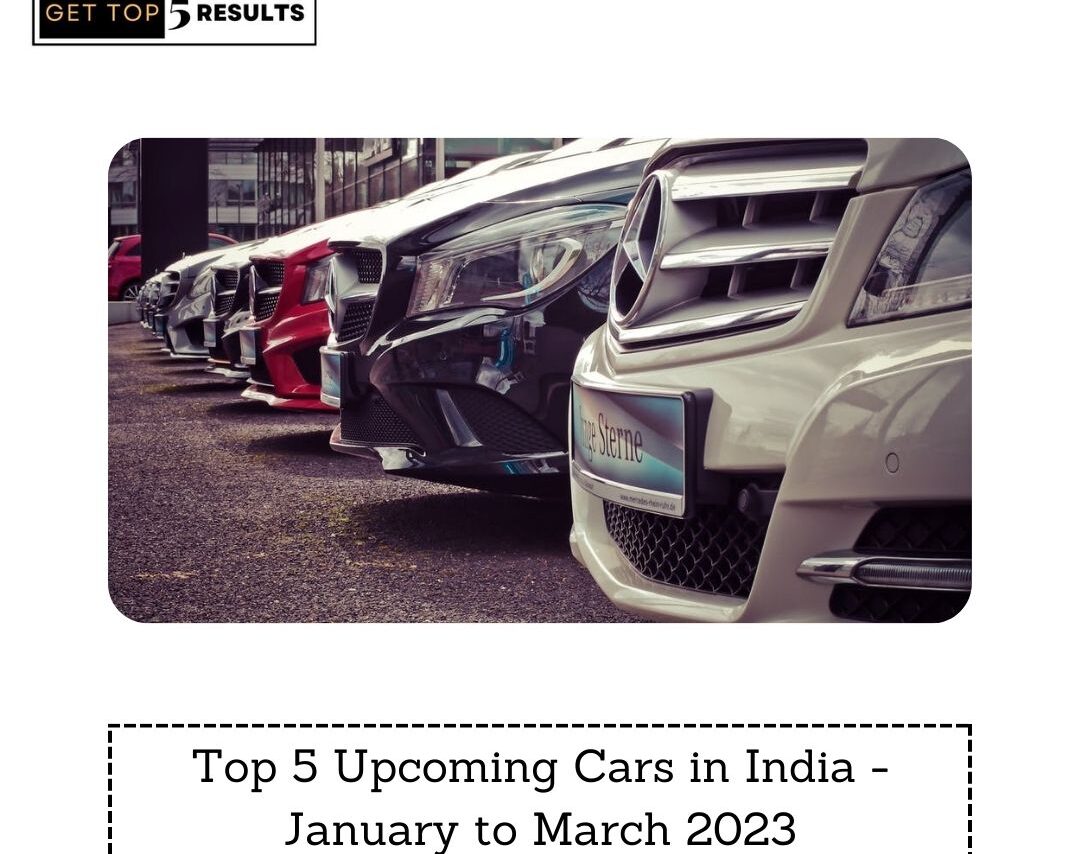 Top 5 Upcoming Cars in India - January to March 2023